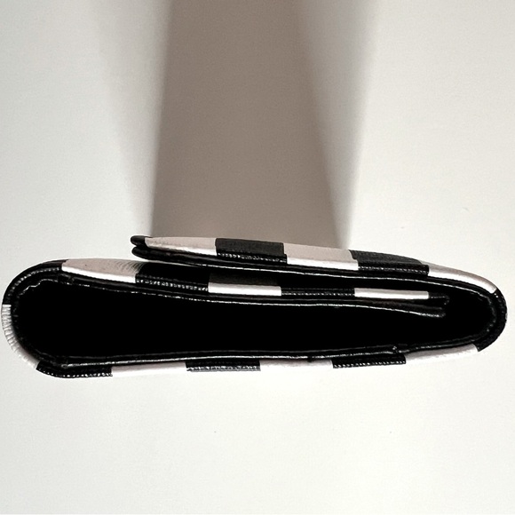 NWOT black and white striped wallet - Picture 3 of 6